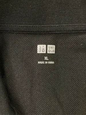 UNIQLO/ユニクロ/ポロシャツ/トップス/ブラック/XL