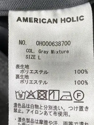 AMERICAN HOLIC/アメリカンホリック/ショート/ミニスカート/スカート/グレー/L