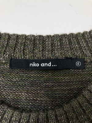 niko and .../ニコアンド/ニット/セーター/トップス/ブラウン/4