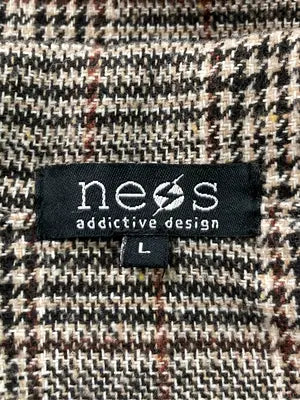 neos addictive design/ネオス/ブルゾン/ジャケット/アウター/ブラウン/L
