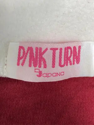 PINK TURN/Tシャツ/カットソー/トップス/レッド/L