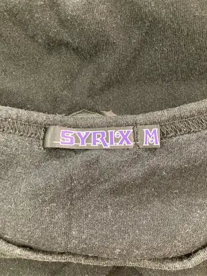 SYRIX/Tシャツ/カットソー/トップス/ブラック/M