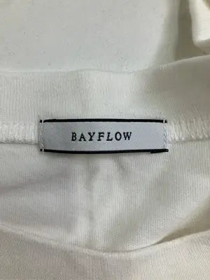 BAYFLOW/ベイフロー/Tシャツ/カットソー/トップス/ホワイト/F