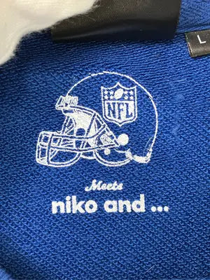 niko and .../ニコアンド/スウェット/トップス/ブルー/L