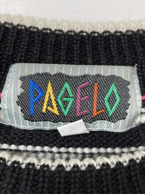 PAGELO/パジェロ/ニット/セーター/トップス/ブラック/L