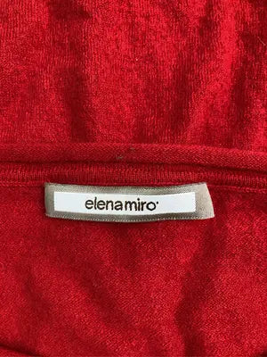 elenamiro./ニット/セーター/トップス/レッド/L
