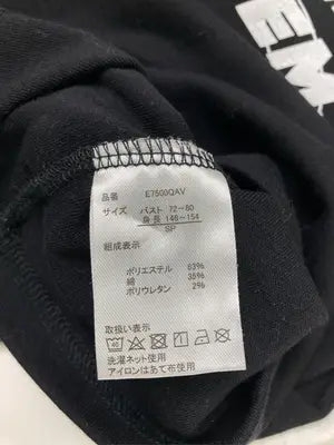 Emma mua/Tシャツ/カットソー/トップス/ブラック/SP  バスト79～80 身長146～154