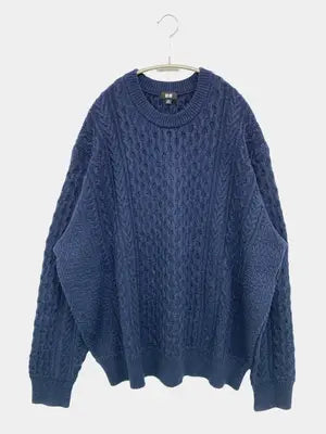 UNIQLO/ユニクロ/ニット/セーター/トップス/ネイビー/3XL
