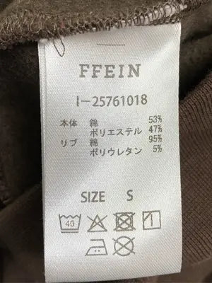 Ffein/スウェット/トップス/ブラウン/S