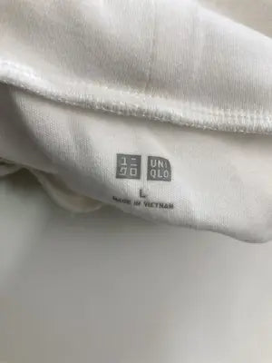 UNIQLO/ユニクロ/Tシャツ/カットソー/トップス/ホワイト/L