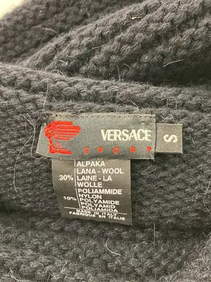 VERSACE/ヴェルサーチ/ニット/セーター/トップス/ブラック/S