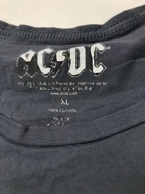 ACDC/Tシャツ/カットソー/トップス/ブラック/ＸＬ