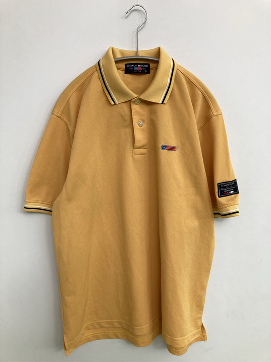 COACH/コーチ/ポロシャツ/トップス/オレンジ/L