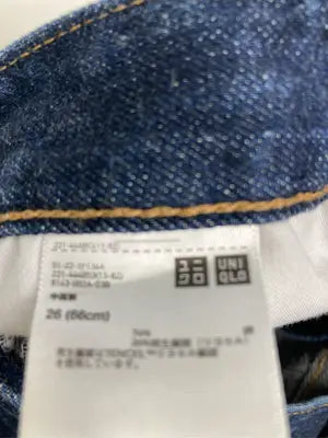 UNIQLO/ユニクロ/デニムパンツ/パンツ/ネイビー/26 (66cm)