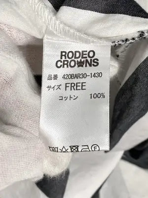 RCWB/シャツ/ブラウス/トップス/ホワイト/FREE