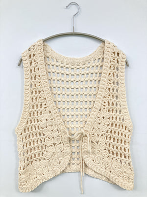 RIVIETTA/ベスト/トップス/アイボリー/M   バスト79～87　身長154～162