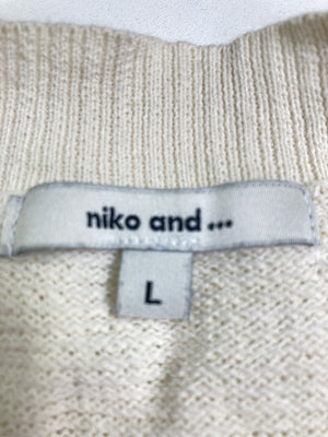 niko and .../ニコアンド/カーディガン/ボレロ/トップス/アイボリー/L
