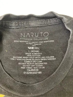 NARUTO/ナルト/Tシャツ/カットソー/トップス/ブラック/L