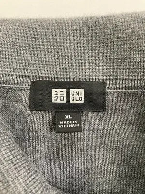 UNIQLO/ユニクロ/シャツ/ブラウス/トップス/グレー/XL