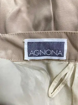 AGNONA/ミモレ/半端丈スカート/スカート/ベージュ