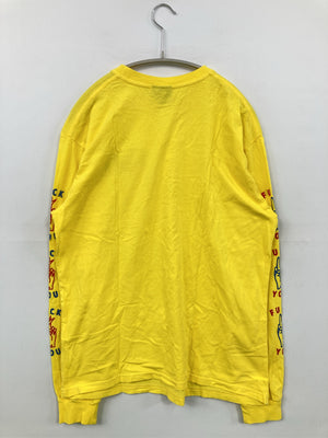 WOLEE/Tシャツ/カットソー/トップス/イエロー/M