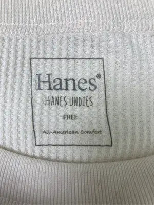 Hanes/ヘインズ/Tシャツ/カットソー/トップス/アイボリー/FREE