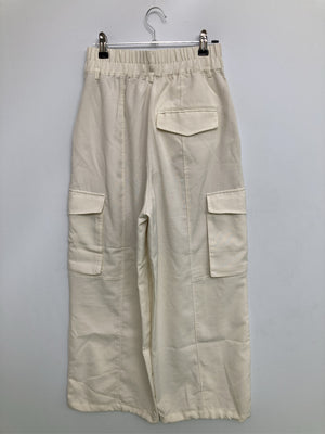 JEANASIS/ジーナシス/カーゴパンツ/パンツ/ホワイト/S