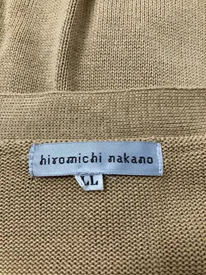 hiromichi nakano/ヒロミチナカノ/カーディガン/ボレロ/トップス/ベージュ/LL