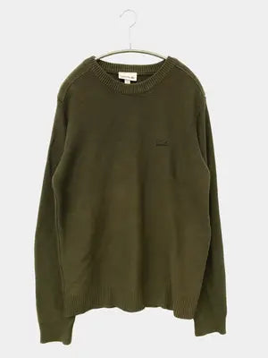 LACOSTE/ラコステ/ニット/セーター/トップス/カーキ/US M