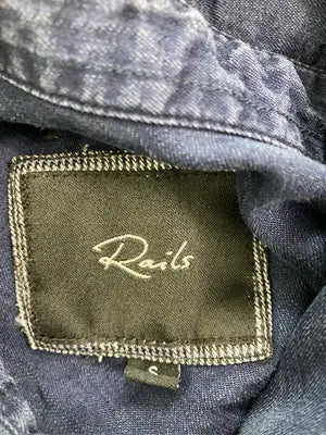 Rails/シャツ/ブラウス/トップス/ネイビー/S