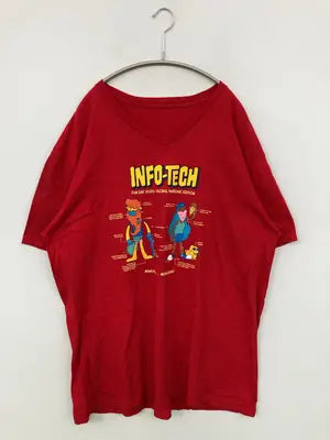 Tシャツ/カットソー/トップス/レッド