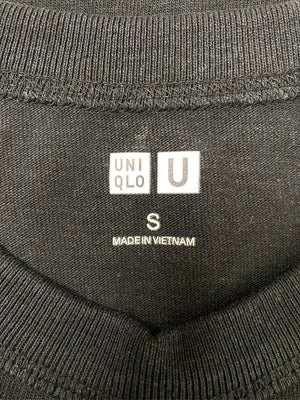 UNIQLO/ユニクロ/Tシャツ/カットソー/トップス/ブラック/S