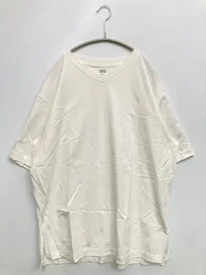 UNIQLO/ユニクロ/Tシャツ/カットソー/トップス/ホワイト/L