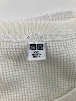 UNIQLO/ユニクロ/Tシャツ/カットソー/トップス/アイボリー/XXL