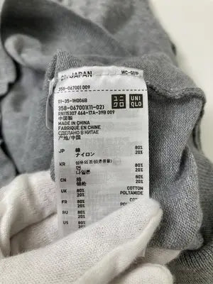 UNIQLO/ユニクロ/ニット/セーター/トップス/グレー/S