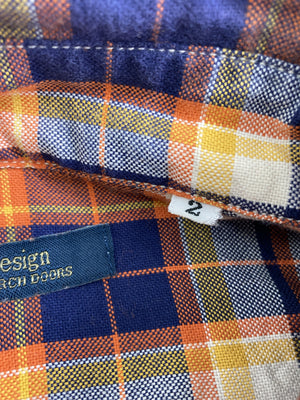 modem design/シャツ/ブラウス/トップス/オレンジ/2