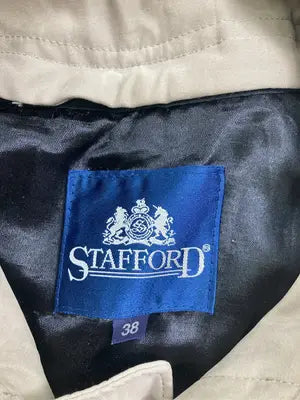 STAFFORD/スタッフォード/ステンカラーコート/ジャケット/アウター/ベージュ/38