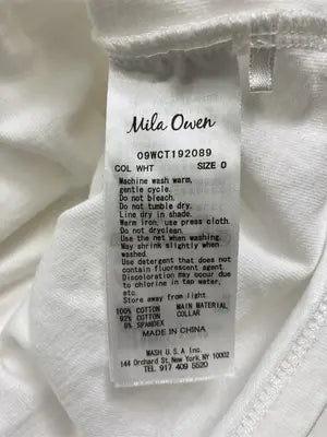 Mila Owen/ミラオーウェン/ノースリーブ/トップス/ホワイト/0