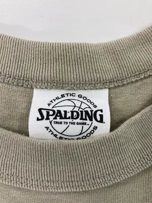 SPALDING/スポルディング/Tシャツ/カットソー/トップス/カーキ/SMALL