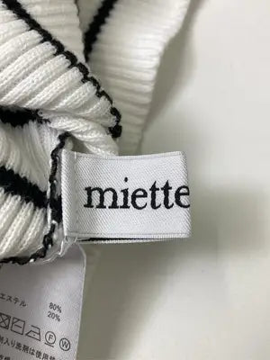 miette/ミエット/ニット/セーター/トップス/ホワイト/F