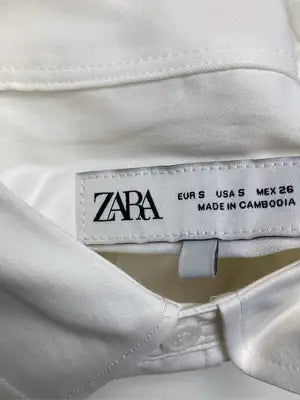 ZARA/ザラ/シャツ/ブラウス/トップス/アイボリー/S
