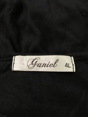 GANIEL/ワンピース/ワンピース/ドレス/ブラック/4L