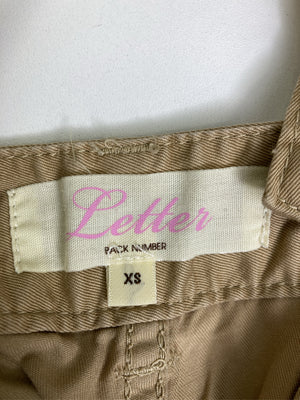 Letter/レター/サロペット/オーバーオール/オールインワン・サロペット/ベージュ/XS