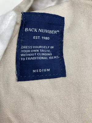 BACK NUMBER/バックナンバー/サロペット/オーバーオール/オールインワン・サロペット/ベージュ/MEDIUM