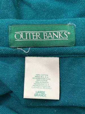 OUTER BANKS/ポロシャツ/トップス/グリーン/L
