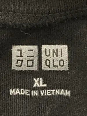 UNIQLO/ユニクロ/Tシャツ/カットソー/トップス/ブラック/XL