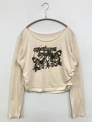 Tシャツ/カットソー/トップス/アイボリー/L