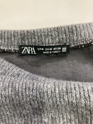 ZARA/ザラ/ニット/セーター/トップス/グレー/M