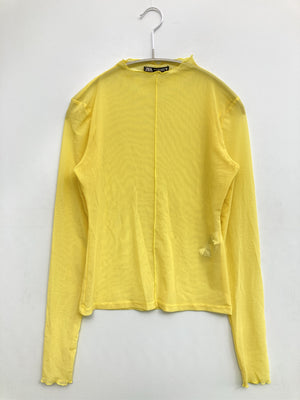 ZARA/ザラ/Tシャツ/カットソー/トップス/イエロー/M