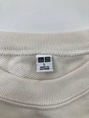 UNIQLO/ユニクロ/スウェット/トップス/ホワイト/L